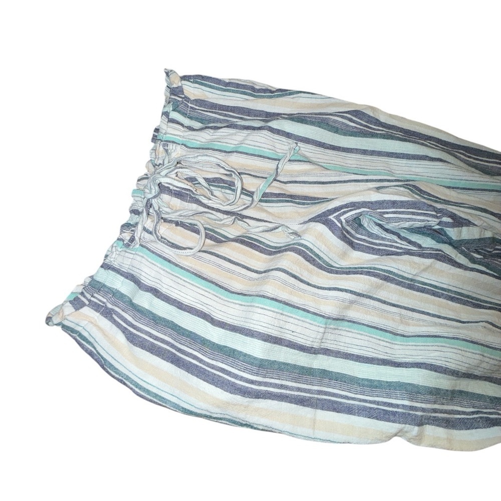 beachlunchlounge Women’s Striped Joggers in Blue and Cream - Picture 4 of 7